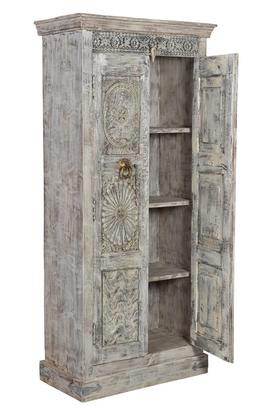 [[Vintage cabinet with old teak doors///Armoire vintage avec de vieilles portes en teck]]