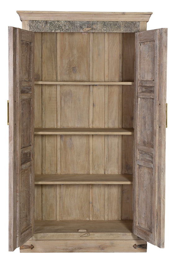 [[Vintage cabinet with old teak doors///Armoire vintage avec de vieilles portes en teck]]