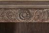 [[Pastel beige TV-unit with 8 drawers///Meuble TV beige pastel avec 8 tiroirs]]
