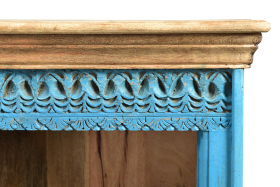 [[Vintage turquoise small bookshelf///Petite bibliothèque vintage turquoise]]