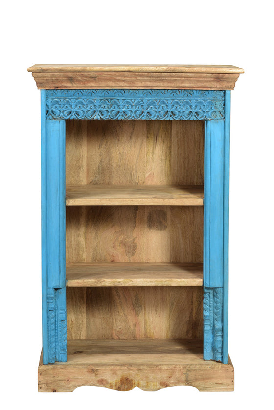 [[Vintage turquoise small bookshelf///Petite bibliothèque vintage turquoise]]