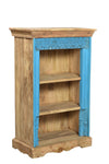 [[Vintage turquoise small bookshelf///Petite bibliothèque vintage turquoise]]