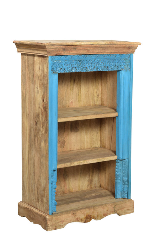 [[Vintage turquoise small bookshelf///Petite bibliothèque vintage turquoise]]