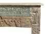 [[Side table with old teak wood carvings///Table d'appoint en ancien bois de teck avec des sculptures]]