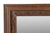 [[Old teak door frame with a mirror///Cadre de porte en ancien bois de teck avec un miroir]]