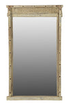 [[Old teak wooden mirror frame///Cadre de miroir en ancien bois de teck]]