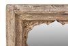 [[Pastel beige old window with a mirror///Ancienne fenêtre beige pastel avec un miroir]]