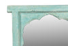 [[Pastel blue old window with a mirror///Ancienne fenêtre bleue pastel avec un miroir]]
