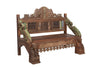 [[Vintage sofa bench with old carvings/// Banc-Sofa vintage avec de vieilles sculptures]]