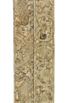 [[Old teak door frame with a mirror///Cadre de porte en ancien bois de teck avec un miroir]]