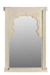 [[Whitewashed teak wood window with a mirror///Fenêtre en bois de teck blanchi à la chaux avec un miroir]]