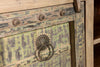 [[Wooden TV-unit with old teak wood doors///Meuble TV en bois avec portes en ancien bois de teck]]