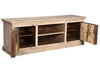 [[Wooden TV-unit with old teak wood doors///Meuble TV en bois avec portes en ancien bois de teck]]