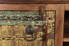 [[Wooden TV-unit with old teak wood doors///Meuble TV en bois avec portes en ancien bois de teck]]