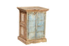 [[Pastel turquoise bedside table///Table de chevet turquoise pastel]]