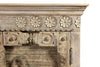 [[Hand carved cabinet with old Indian teak wood doors///Cabinet sculpté à la main avec anciennes portes en bois de teck indien]]