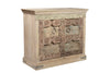 [[Hand carved cabinet with old Indian teak wood doors///Cabinet sculpté à la main avec portes anciennes en bois teck indien]]