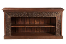  [[Old teak wood TV-unit with a hand carved facade///Meuble TV en ancien bois de teck avec une façade sculptée à la main]]