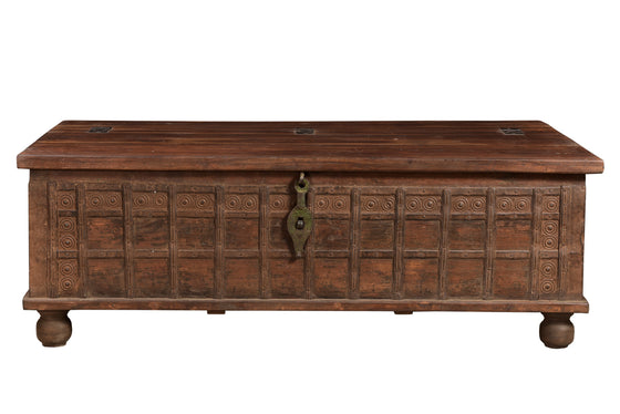 [[Old teak wood chest///Coffre en ancien bois de teck]]