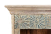 [[Small bookshelf with a hand carved vintage panel///Petite bibliothèque avec un panneau vintage sculpté à la main]]