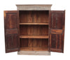 [[Pastel beige old teak wood cabinet///Armoire en vieux bois de teck beige pastel]]