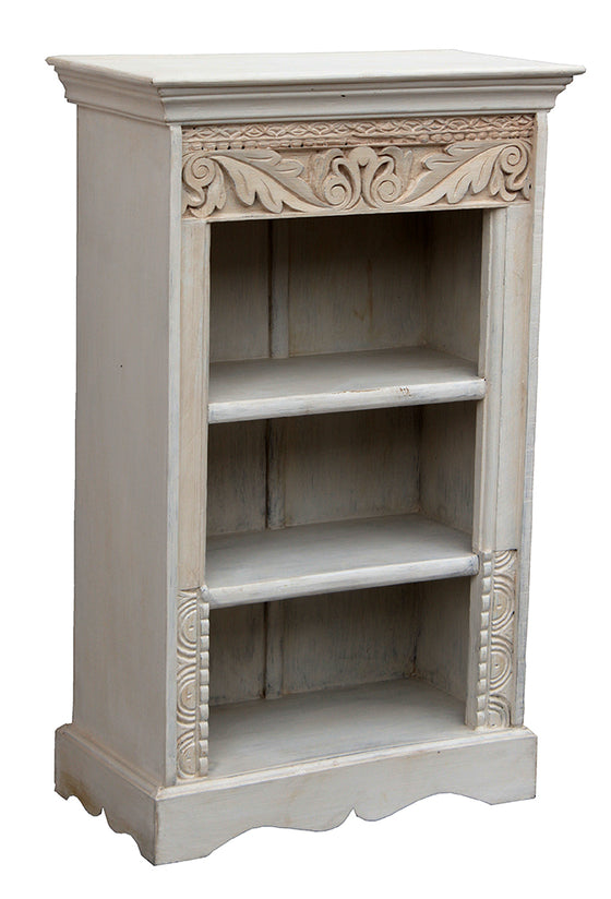 [[Small whitewashed bookshelf///Petite étagère blanchie à la chaux]]
