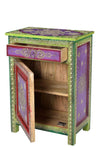 Hand painted bedside table//Table de chevet peinte à la main