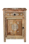Hand painted bedside table//Table de chevet peinte à la main