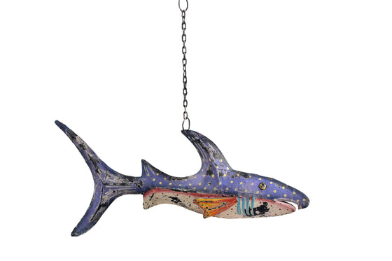 Colorful metal fish//Poisson en métal coloré