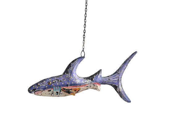 Colorful metal fish//Poisson en métal coloré