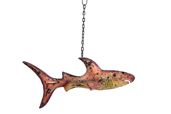 Colorful metal fish//Poisson en métal coloré