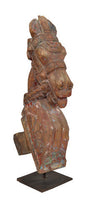 Antique Horse Sculpture on Stand // Sculpture antique de tête de cheval