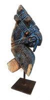 Antique Horse Sculpture on Stand // Sculpture antique de tête de cheval