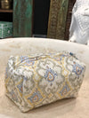 Casablanca: Hand block printed toiletry bag//Casablanca: Trousse de toilette imprimée à la main