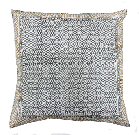 Goa: Hand block printed cushion