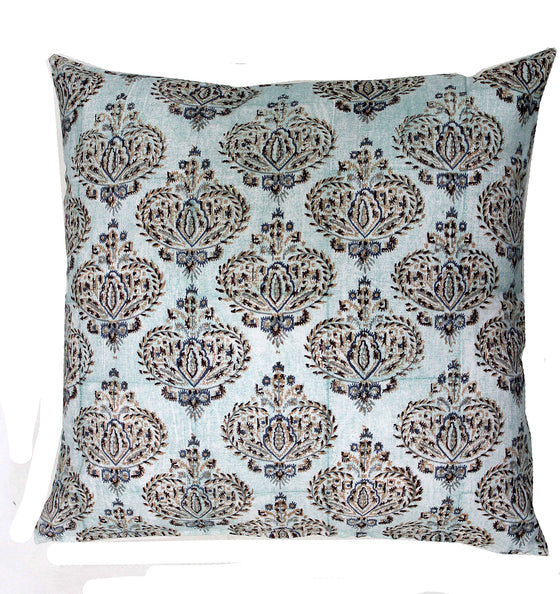 Udaipur: Hand block printed cushion