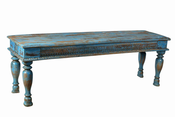 [[Jodhpur blue : coffee table or bench///Jodhpur bleu : table basse ou banc]]