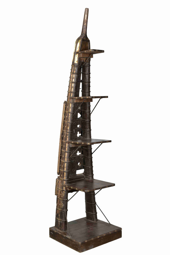 [[Antique "Bullock Cart" bookshelf///Antique étagère "Charrette à taureaux'']]