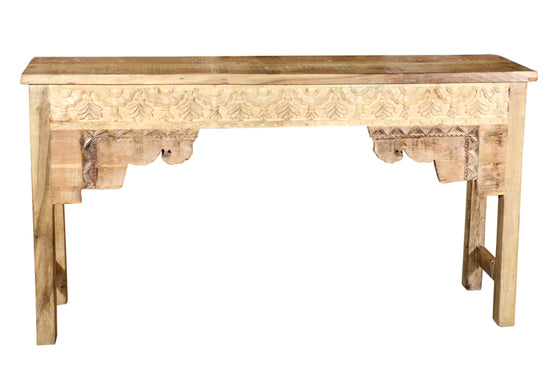 [[Old teak wood console table///Table console en ancien bois de teck]]