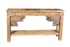 [[Old teak wood console table///Table console en ancien bois de teck]]