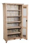 [[Old teak wood glass cabinet///Cabinet vitré en ancien bois de teck]]