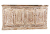 [[Pastel beige old teak wood dresser///Buffet beige pastel en ancien bois de teck]]