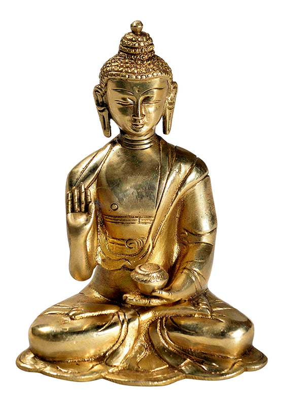 Brass Buddha//Bouddha en laiton