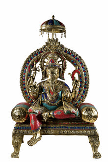  Brass Ganesha//Ganesh en laiton