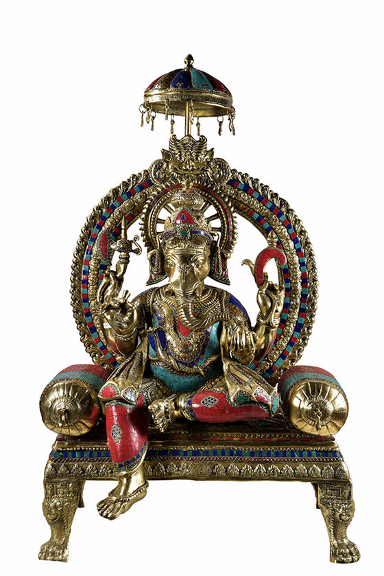 Brass Ganesha//Ganesh en laiton