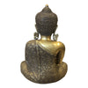[[Antique gold brass Buddha statue///Statue de Bouddha en laiton doré antique]]