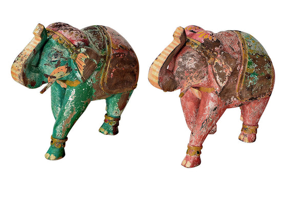 Wooden Elephant//Éléphant en Bois