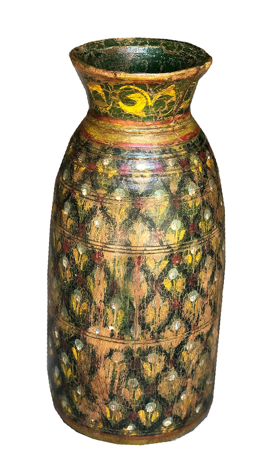 Hand painted vintage pot