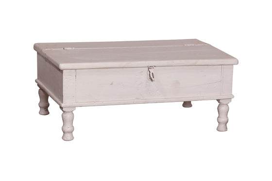 [[Whitewashed old teak wood school desk///Bureau d'école en vieux bois de teck blanchi à la chaux]]