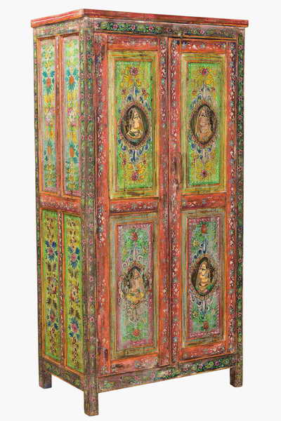 [[Hand painted old teak cabinet///Hand painted old teak cabinet]]